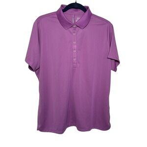Nike Golf Women's Purple Polo Shirt Size 2XL Tour‎ Performance